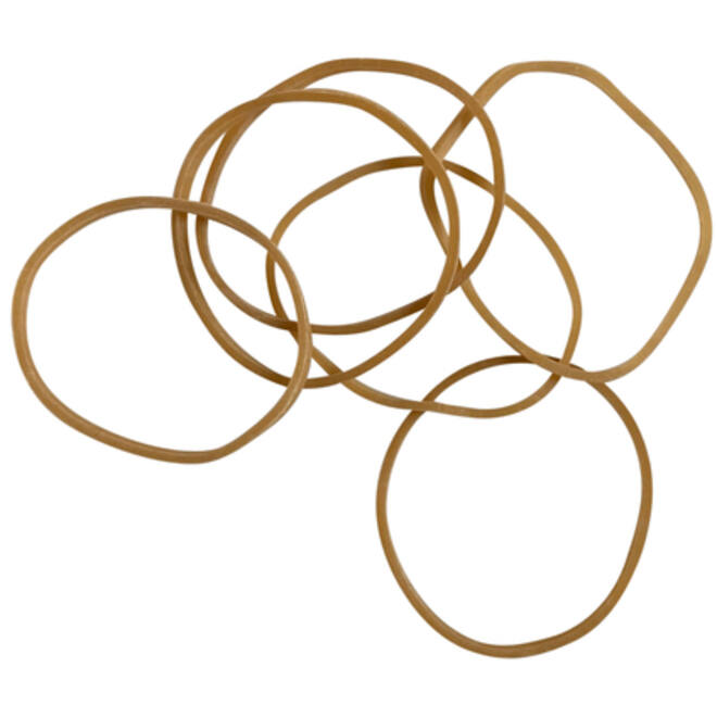 Elastiek Standard Rubber Bands 14 50x1.5mm 1kg 5333 stuks bruin